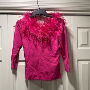 Victoria Harbour Pink Frilly Top